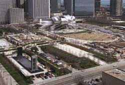 Millennium Park Aerial, Spring 2004
Courtesy of City of Chicago/Peter J. Schulz